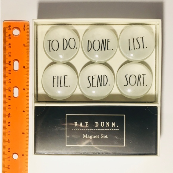 Rae Dunn glass dome magnets. - Picture 4 of 5